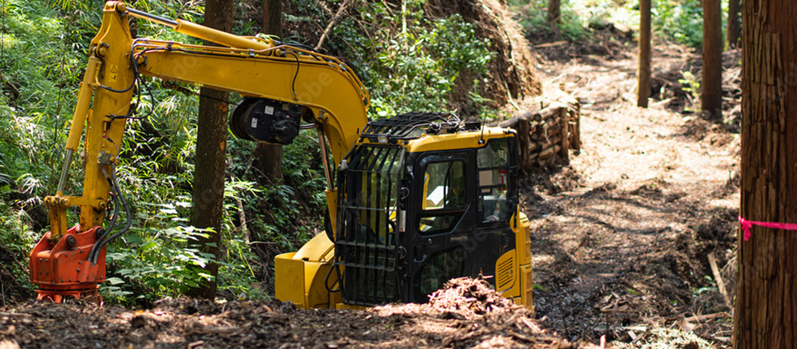 林道工事